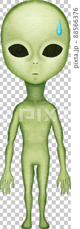 Illustration of an alien 88566376