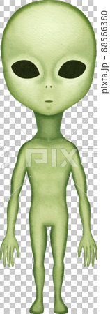 Alien illustration 88566380