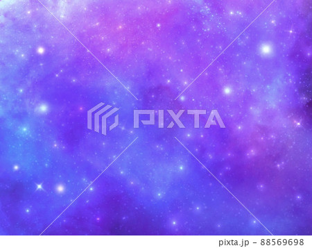 星空の水彩背景素材 88569698