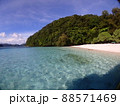 何もないパラオの砂浜 88571469