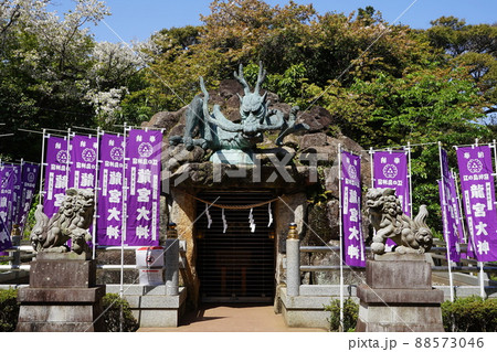 4月　藤沢281龍宮(龍宮大神)･江の島 88573046