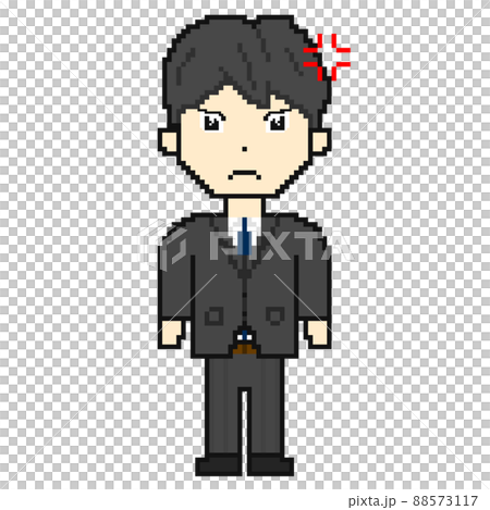 怒りの社会人 ドット絵 怒りの社会人 ドット絵 88573117