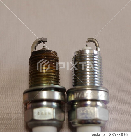 135000km使用と新品の自動車用イリジウム点火プラグ（コンパクトカー） 88573836