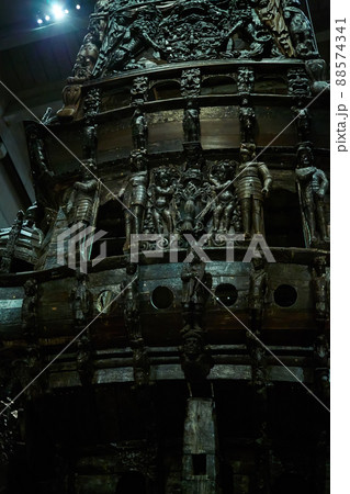 Stockholm, Swden - Novemer 6, 2018. Visit of The Vasa ship in Vasa Museum. Stockholm, Swden - Novemer 6, 2018. Visit of The Vasa ship in Vasa Museum. 88574341
