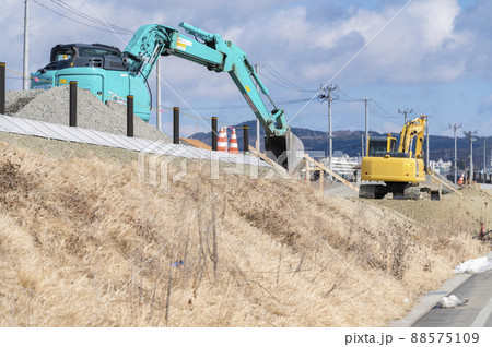 道路工事現場 道路工事現場 88575109