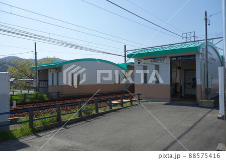 名鉄名古屋本線　名電赤坂駅全体 88575416