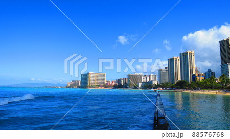 ハワイ・ホノルルの風景 ハワイ・ホノルルの風景 88576768