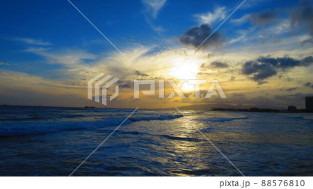 ハワイ・ホノルルの風景 88576810