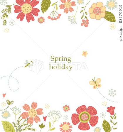 Beautiful flowers, greeting card 88576919