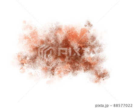 「スプラッシュ」「飛沫」水が飛び散ったようなペイント・茶色 88577022