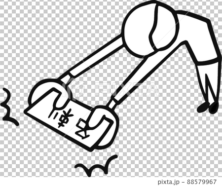 Male handing business cards Male handing business cards 88579967