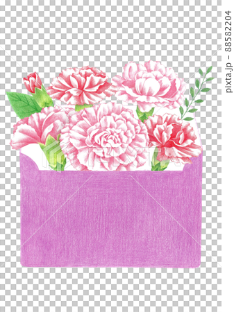 花 カーネーション 袋 88582204