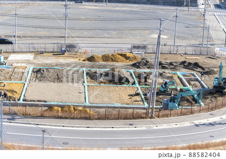土木工事現場 88582404