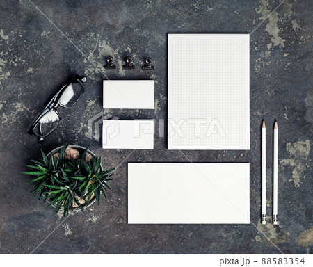 Blank corporate stationery Blank corporate stationery 88583354