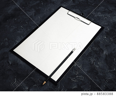 Clipboard and pencil Clipboard and pencil 88583388