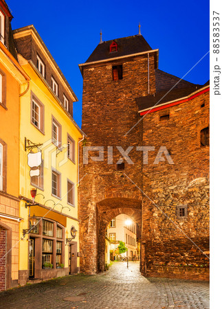 Cochem, Germany - Enderttor gate in oldtown, Moselle River 88583537