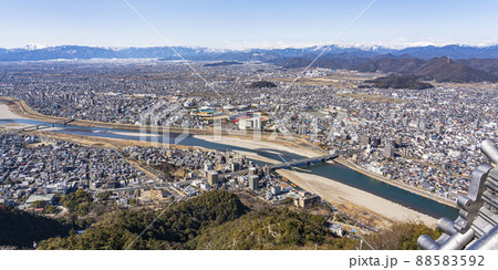 岐阜城天守閣からの眺め 88583592