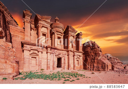 Ad Deir, the Monastery of Petra, Wadi Musa in Jordan 88583647