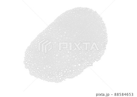 White foam texture from soap, detergent on white background. 88584653