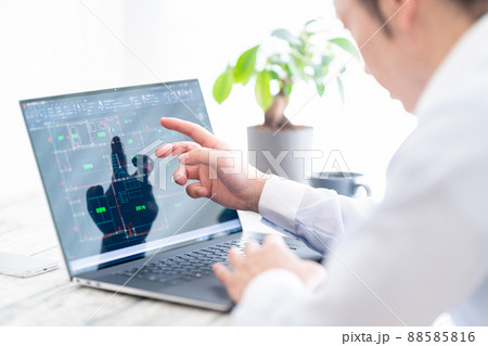 設計　住宅　図面　テレワーク　リフォーム 88585816