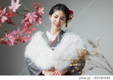 振袖　ファーストール 88586688