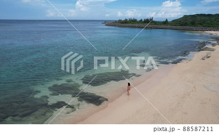 沖縄 女子一人旅 宮古島 ドローン空撮 沖縄 女子一人旅 宮古島 ドローン空撮 88587211