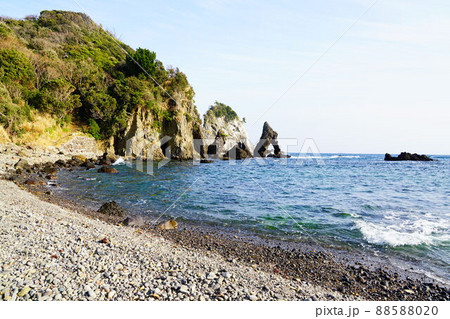 南伊豆歩道　タライ岬遊歩道　逢ヶ浜 88588020
