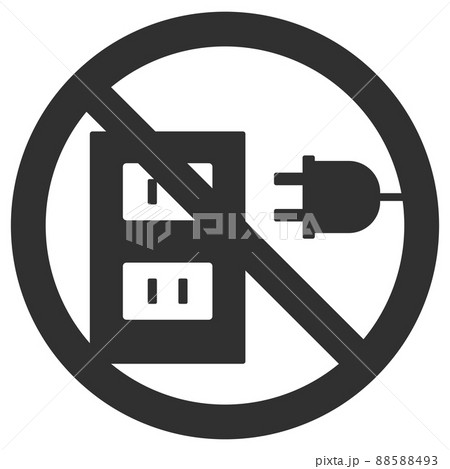 コンセント使用禁止 コンセント使用禁止 88588493