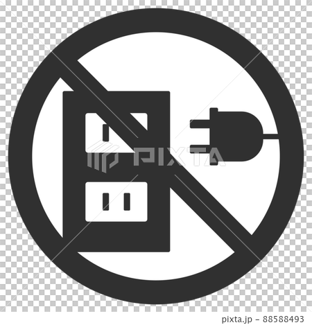 コンセント使用禁止 コンセント使用禁止 88588493