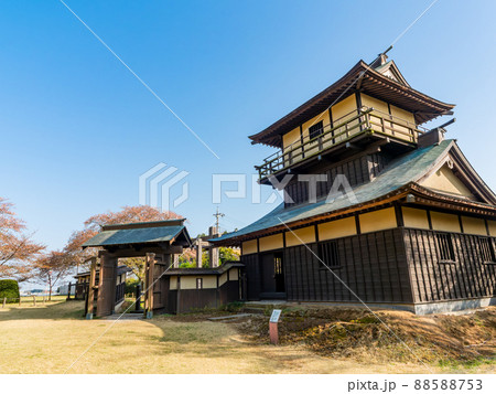 春の景色 茨城県 逆井城跡公園 春の景色 茨城県 逆井城跡公園 88588753