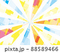 集中線チラシ・イラスト・マンガに使える素材・背景　 88589466