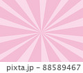 集中線チラシ・イラスト・マンガに使える素材・背景　 88589467