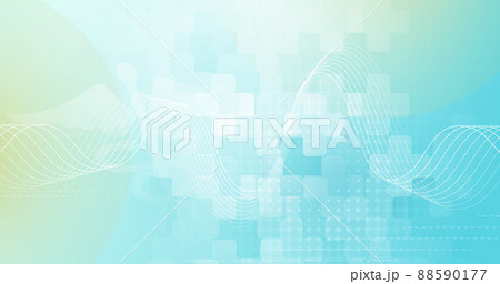 Health care and science concept with Abstract medical cross signs background. Vector illustration 88590177