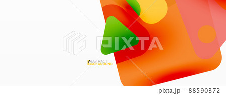 Primitive geometric shapes - line, triangle, square and circle composition. Vector geometric minimal abstract background for wallpaper, banner, background, landing page Primitive geometric shapes - line, triangle, square and circle composition. Vector geometric minimal abstract background for wallpaper, banner, background, landing page 88590372