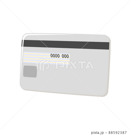 クレジットカード(裏面) クレジットカード(裏面) 88592387