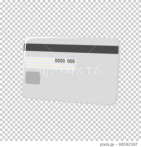 クレジットカード(裏面) クレジットカード(裏面) 88592387