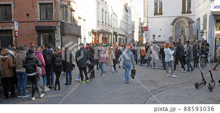 Brussels, Belgium on februari 26, 2022 Brussels, Belgium on februari 26, 2022 88593036
