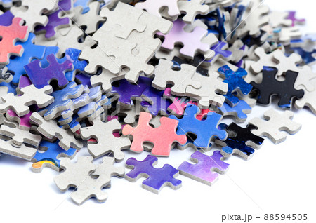 colorful jigsaw puzzle 88594505