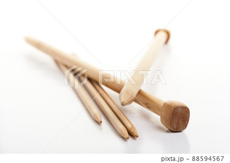 isolated knitting needles isolated knitting needles 88594567