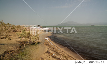 Salt Lake Afrera aka Lake Afdera or Giulietti or Egogi , Danakil Afar, Ethiopia Salt Lake Afrera aka Lake Afdera or Giulietti or Egogi , Danakil Afar, Ethiopia 88596244