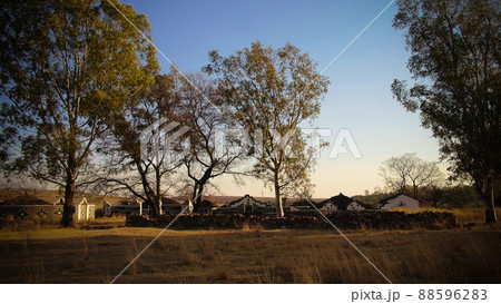 Traditional Ndebele hut at Botshabelo near Mpumalanga, South Africa Traditional Ndebele hut at Botshabelo near Mpumalanga, South Africa 88596283