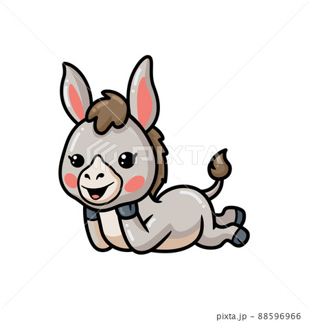 cartoon, character, donkey - Stock Illustration [88596966] - PIXTA