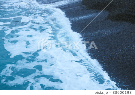 Winter landscape, sea and waves. Russia, the Black Sea. Front view. Winter landscape, sea and waves. Russia, the Black Sea. Front view. 88600198