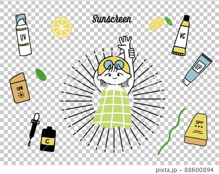 Sunscreen measures and women 88600894