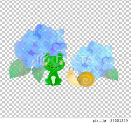 あじさいとカエルとカタツムリのかわいいイラスト 紫陽花 アジサイ かえる かたつむり あじさいとカエルとカタツムリのかわいいイラスト 紫陽花 アジサイ かえる かたつむり 88601259