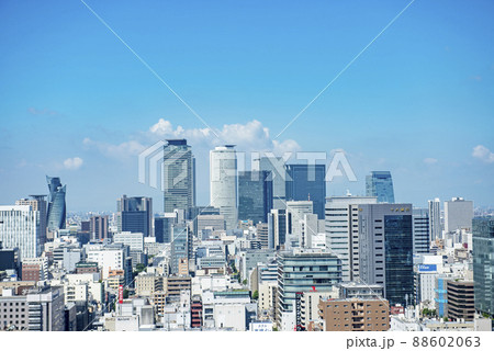 名古屋都市風景・名古屋駅方面を望む 名古屋都市風景・名古屋駅方面を望む 88602063