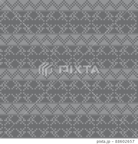 Snowflakes Fair Isle Seamless Pattern Design 88602657