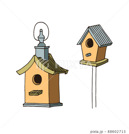 Fence vector illustration, hand drawn sketch isolated 88602713