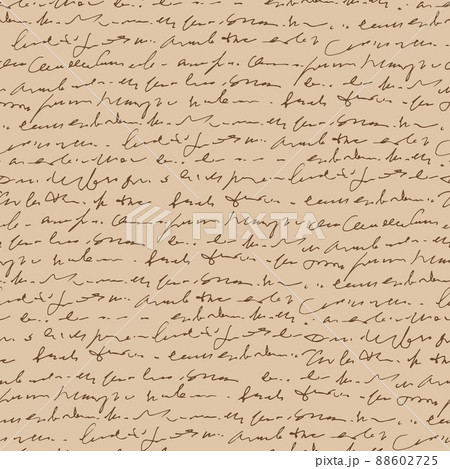 Handwritten abstract text vector seamless pattern, hand drawn background Handwritten abstract text vector seamless pattern, hand drawn background 88602725
