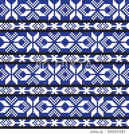 Christmas Fair Isle Seamless Pattern Design Christmas Fair Isle Seamless Pattern Design 88602885